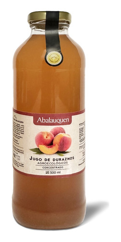 Jugo Duraznos Agroecológicos 100% Artesanal 500cc Abalauquen