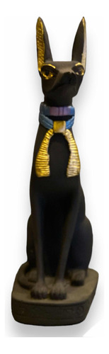 Anubis Echado Figura De Resina 23cm