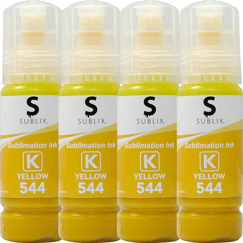 Kit 4 Tintas Sublimar Sublimacion Premium Para Epson T544