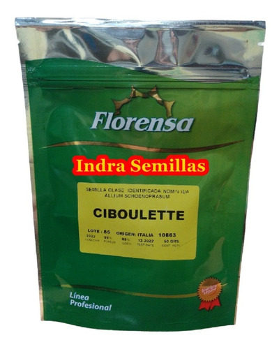 Ciboulette- Cebolleta Semillas X 50 Grs Pack Cerrado Italia
