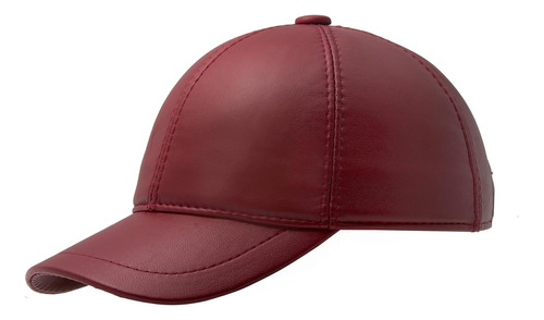 Gorra Béisbol Cuero Metellino Sombrero Unisex Piel Oveja