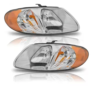 Faros Chrysler Voyager Town And Country 2001-2007 Cromo