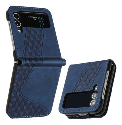 Para Samsung Galaxy Flip Z4/z3 Cover Funda De Piel De Lujo