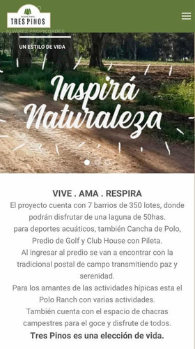 Imagen 11 de 12 de Terreno - Los Tres Pinos