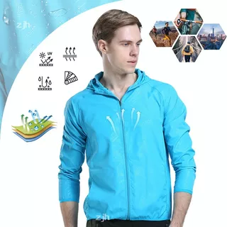 Chaqueta Cazadora Rompevientos Deportiva Semi Impermeable