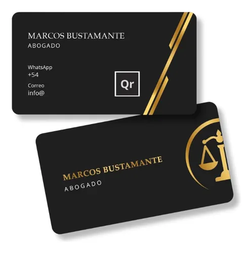 Tarjetas Presentación Profesionales Con Código Qr
