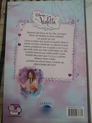 Combo Violetta Disney No Voy A Parar Codigo De Amistad Sueño (Usado)