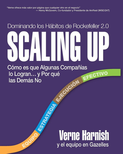 Libro: Scaling Up (dominando Los Hábitos De Rockefeller 2.0)