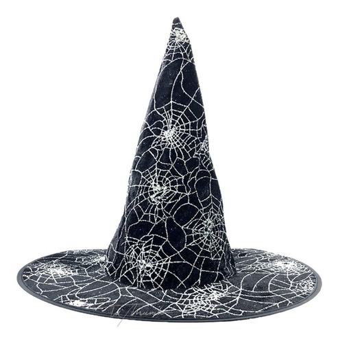 Sombrero Bruja Telaraña Halloween Cotillon Disfraz