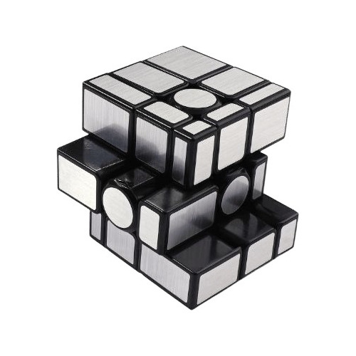 Cubo Magico Mirror Silver 3x3x3 Liso Metalizado Tipo Rubik