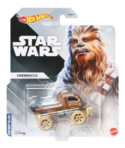 Hot Wheels - Star Wars Character Car - Chewbacca Mattel 2021 Cor Marrom