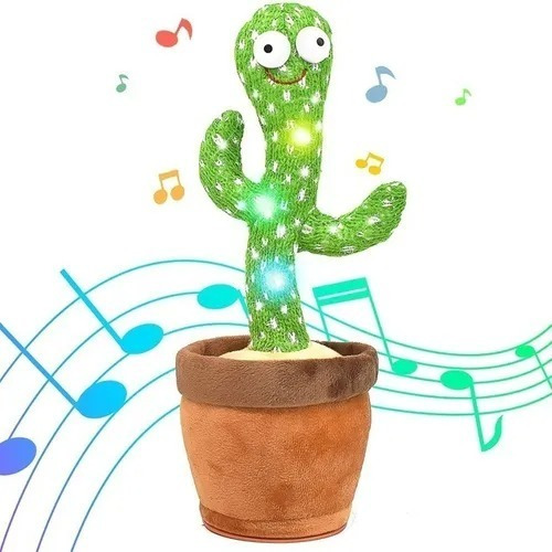 Cactus Bailarín Y Parlanchín Con Pilas Sin Ropa