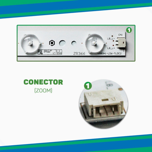 Kit 10 Barras De Led Compatível Tv Ph58e38 Ph58e38dsg