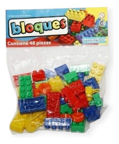 Bloques Con Ruedas 48 Piezas Didactico Divertidisimo !