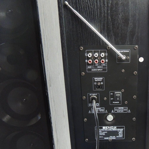 Imagem 6 de 6 de Caixas De Som Karaokê Com Controle Usb Aux Sd Bluetooth Fm