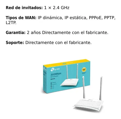 Router Tp-link Inalambrico N 300mbps Tl-wr820n