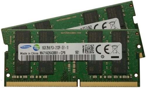 Imagem 1 de 4 de Memória Ram Samsung Ddr4 2133 16gb 2rx8 M471a2k43bb1-cpb