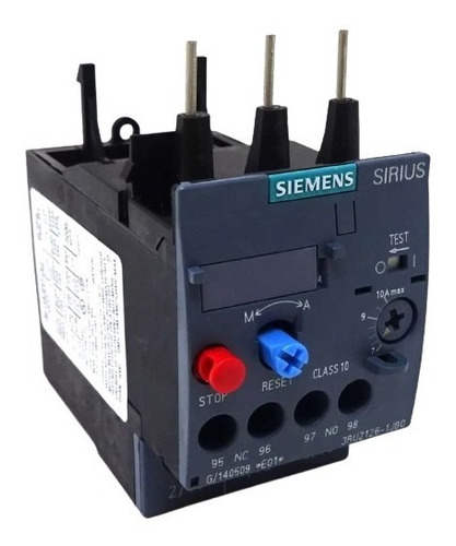 Relé De Sobrecarga S2 Clase 10 Siemens 3ru2136-1hb0