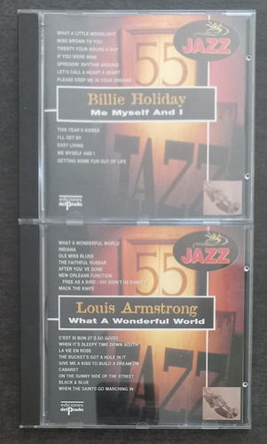 2 Cds Jazz Edic. Del Prado 1995 Billie Holiday L. Armstrong