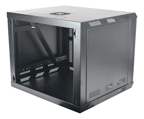 Gabinete Pared 9ur 19in Puerta Cristal Linkedpro Sr-1909-gfp