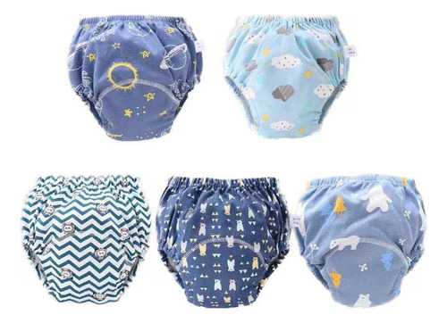 Pack De 5 Pantalones De Calzones Entrenamiento Para Bebé