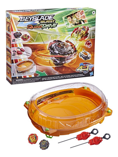 Beyblade Burst Quad Drive 4 En 1 Estadio De Batalla Hasbro 