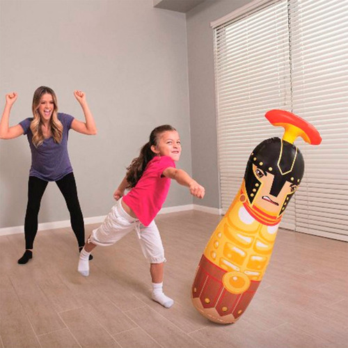 Imagen 4 de 10 de Involcable Punching Inflables Infantil Didáctico Gladiador