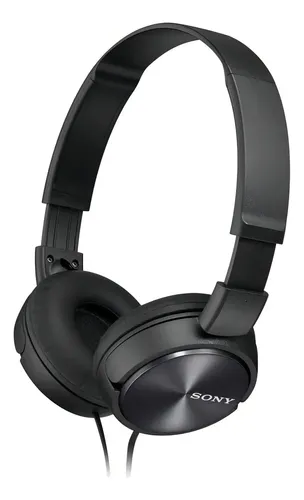 Fone de ouvido on-ear Sony ZX Series MDR-ZX310 black | Frete grátis