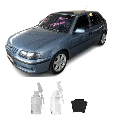 Tinta Tira Risco Automotivo Vw Cinza Titanio 15ml