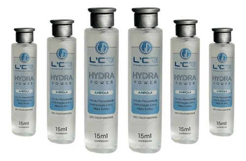 Kit Ampolas Capilar Hydra Power Com 12 Unid 15ml L'cri