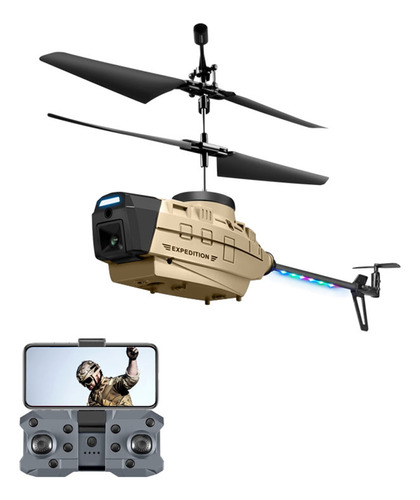 Helicóptero R Ky202 Rc 4k Con Doble Cámara Obstáculo Avo [u]