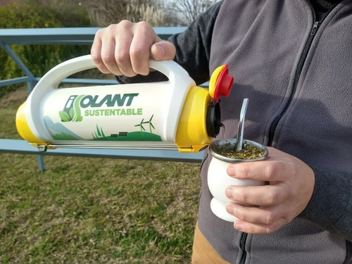 Imagen 6 de 7 de Termo Solar Susten Para Mate Isolant De 500 Ml + Parrilla