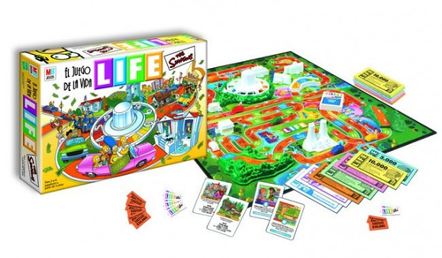Imagen 4 de 4 de Juego De La Vida Life Juego De Mesa Los Simpsons Orig Hasbro