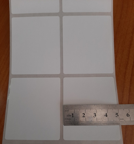 Etiqueta Térmica 50x60mm X 2 Imágenes Cono 1 X 1000 Unidades