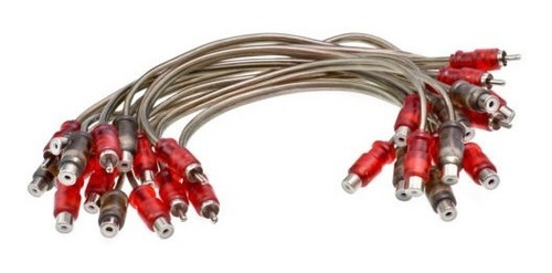 Interconexión De 10 Rca Audio Cable Y Cable 1 M A 2 F Enchuf