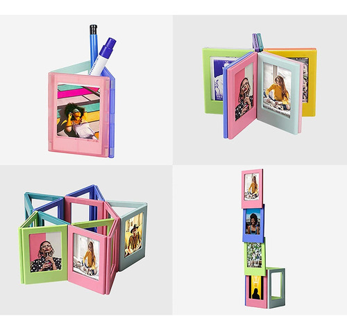 10 Pcs Marco De Fotos Magnético Para Cámara Fujifilm Instax