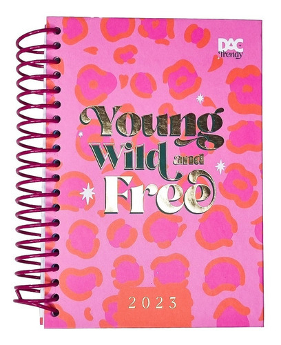 Agenda Escolar Espiral Caderno Anotações Planner A5 2023 Dac