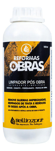 Limpador Pós Obra Mármore Granito Porcelanato Pedras 900ml