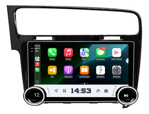 Multimidia Golf Mk7 13/19 Android Auto 64gb Carplay 10p Knob