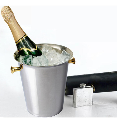 Js Cubo De Hielo Cubo De Vino Cubo Enfriador De Astilla