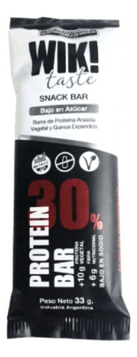 Wik Protein Bar Barrita X3 Vegetal Sin Tacc