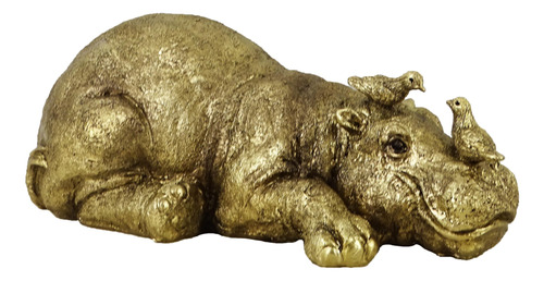 Yhhresinhome Estatuas De Hipopotamo De 7 Pulgadas De Resina