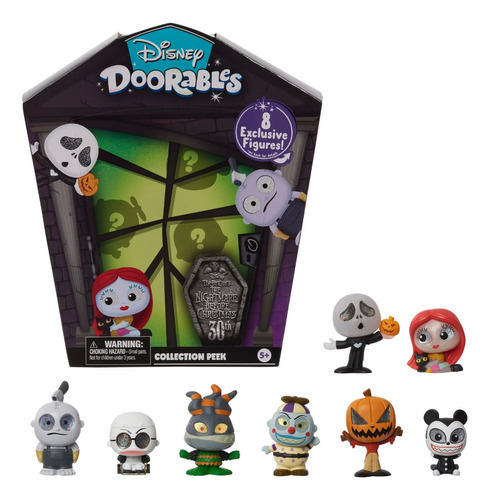 Disney Doorables Set 8 Figuras El Extraño Mundo De Jack 