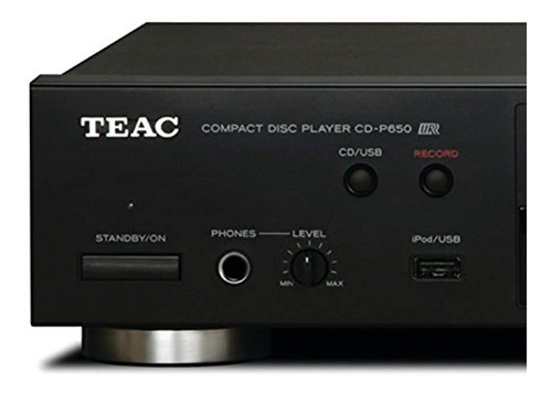 Imagen 3 de 7 de Teac Cd-p650-b Reproductor Cd Con Usb Compatible iPod