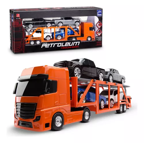Brinquedo Infantil Caminhão Cegonheira Azul Roma Petroleum - ShopJJ -  Brinquedos, Bebe Reborn e Utilidades