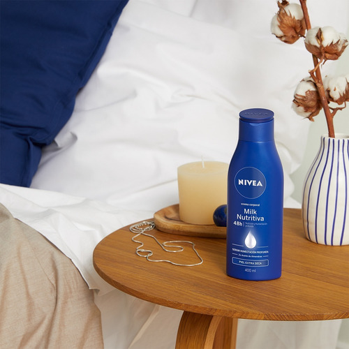 Imagen 4 de 5 de Crema Corporal Humectante Nivea Body Milk 400 Ml