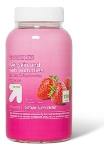 Vitaminas Biotina En Gomitas Cabello, Piel Y Uñas 120 Un