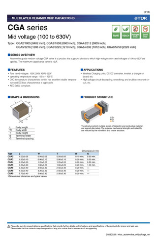Capacitor Ceramico Smd 82pf 100vdc Cga3e2np02a820j080aa