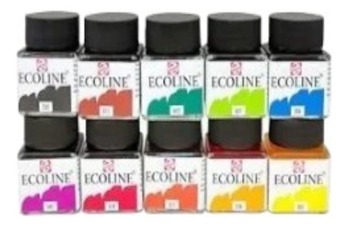 Tintas Acuarelas Liquidas Ecoline Talens Dibujo X 20 U