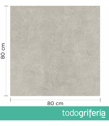 Porcelanato Vite Liscio Grafito Natural 80x80 Rectificado